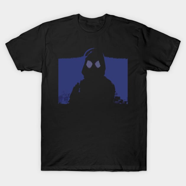 Abstract Masked Man T-Shirt by Cerberus4444